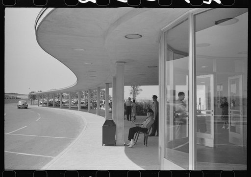 At the entrance to the municipal airport in Washington, D.C.