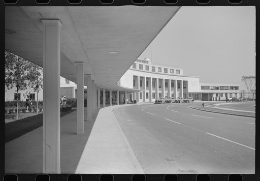 At the entrance to the municipal airport in Washington, D.C.