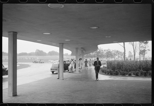 At the entrance to the municipal airport in Washington, D.C.