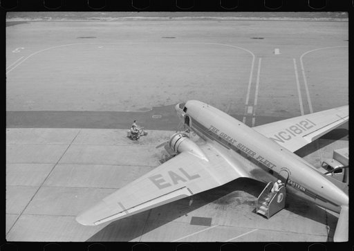 Untitled photo, possibly related to: Planes on the field at the municipal airport in Washington, D.C.