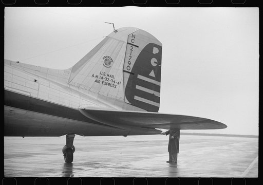 Untitled photo, possibly related to: On a rainy day on the field of the municipal airport in Washington, D.C.
