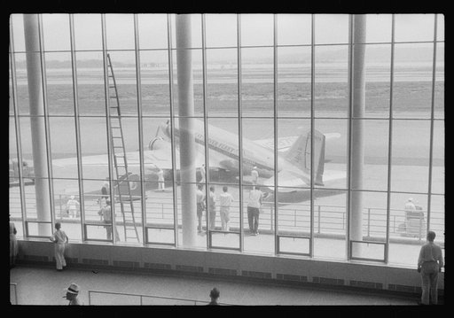 Untitled photo, possibly related to: In the main waiting room at the municipal airport in Washington, D.C.