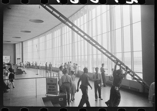 Untitled photo, possibly related to: In the main waiting room at the municipal airport in Washington, D.C.