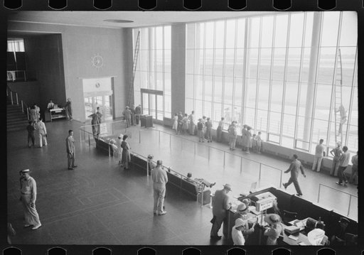 Untitled photo, possibly related to: A plane taxiing in at the municipal airport in Washington, D.C.