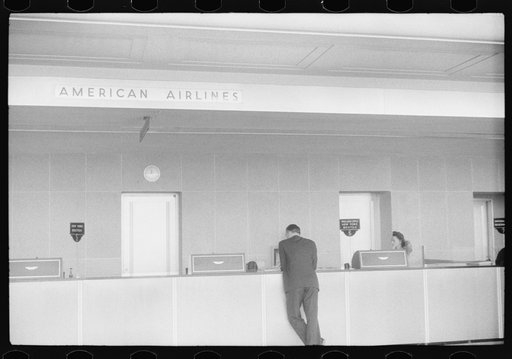 Untitled photo, possibly related to: In the main waiting room at the municipal airport in Washington, D.C.