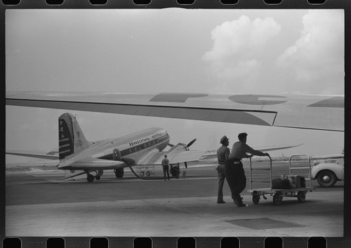 Untitled photo, possibly related to: Planes on the field at the municipal airport in Washington, D.C.