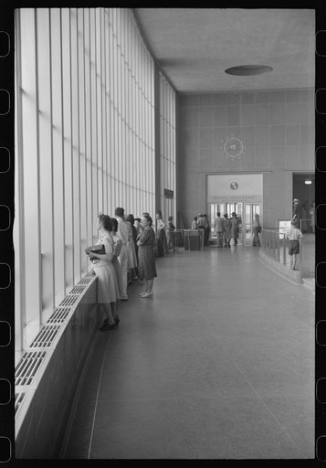 Untitled photo, possibly related to: In the main waiting room of the municipal airport in Washington, D.C.