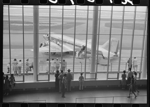 Untitled photo, possibly related to: In the main waiting room of the municipal airport in Washington, D.C.