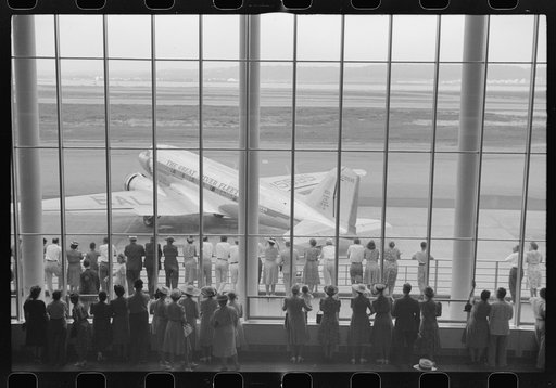 Untitled photo, possibly related to: In the main waiting room of the municipal airport in Washington, D.C.