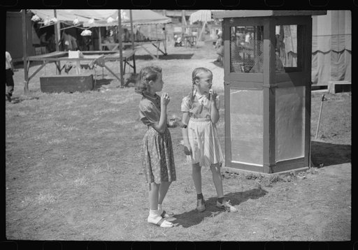 Untitled photo, possibly related to: At an American Legion carnival just outside Bellows Falls, Vermont