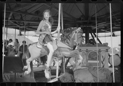 Untitled photo, possibly related to: Amusements at a small American Legion fair near Bellows Falls, Vermont