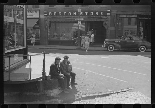Untitled photo, possibly related to: On the main street of Bellows Falls, Vermont