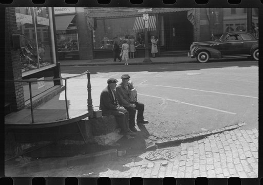 On the main street of Bellows Falls, Vermont