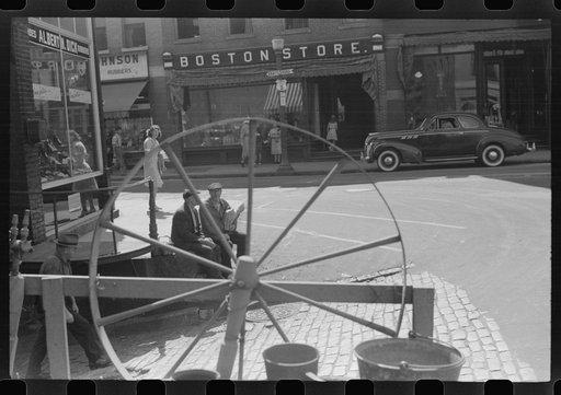 Untitled photo, possibly related to: On the main street of Bellows Falls, Vermont