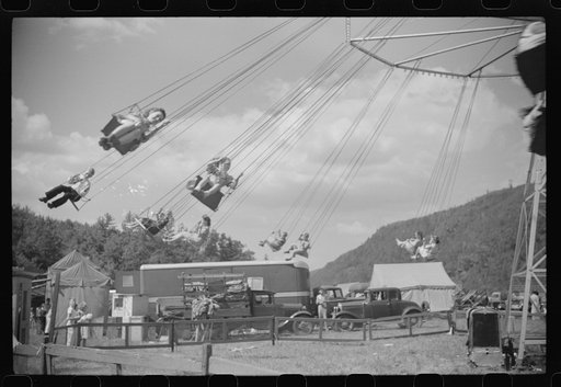 At a small American Legion carnival near Bellows Falls, Vermont