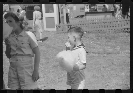 Untitled photo, possibly related to: At a small American Legion carnival near Bellows Falls, Vermont