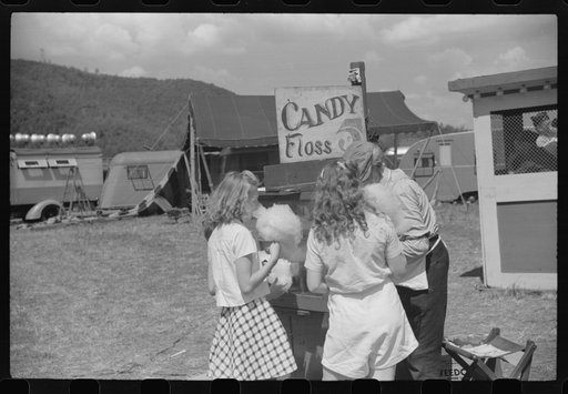 Untitled photo, possibly related to: At a small American Legion carnival near Bellows Falls, Vermont