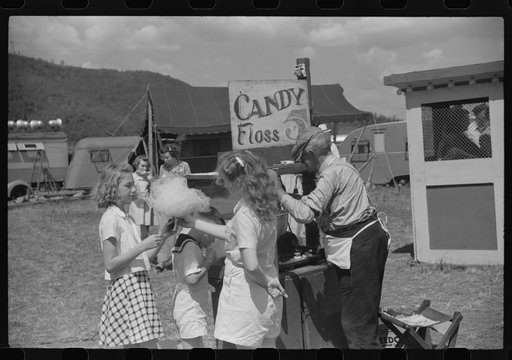 At a small American Legion carnival near Bellows Falls, Vermont