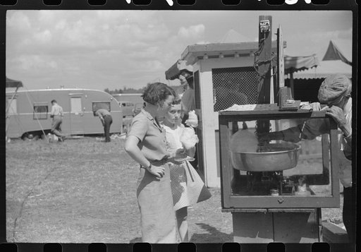 Untitled photo, possibly related to: At a small American Legion carnival near Bellows Falls, Vermont