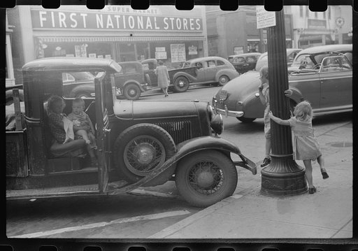 Untitled photo, possibly related to: Farm children who came into town with their parents on Saturday, Rutland, Vermont