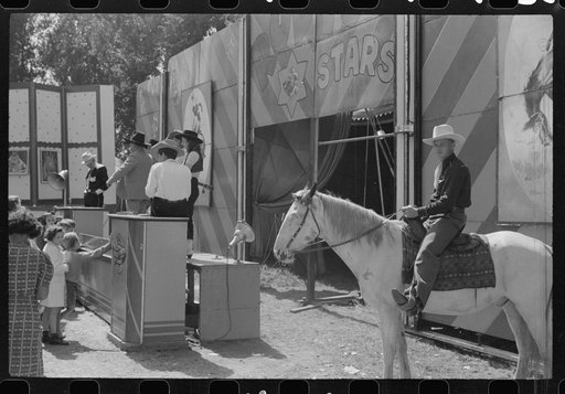 Untitled photo, possibly related to: At the "rodeo" show at the fair in Rutland, Vermont