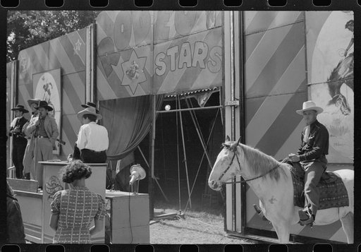 Untitled photo, possibly related to: At the "rodeo" show at the fair in Rutland, Vermont