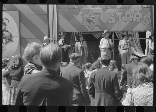 At the "rodeo" show at the fair in Rutland, Vermont