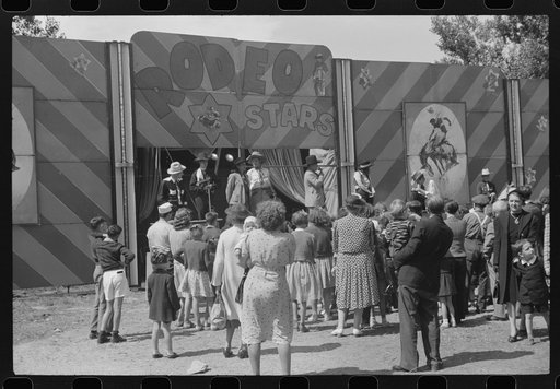 Untitled photo, possibly related to: At the "rodeo" show at the fair in Rutland, Vermont