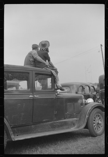 Spectators at the Champlain Valley Exposition, Essex Junction, Vermont