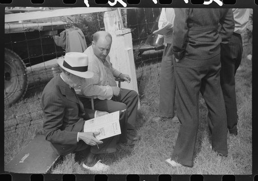 At the sulky races at the Rutland Fair, Vermont