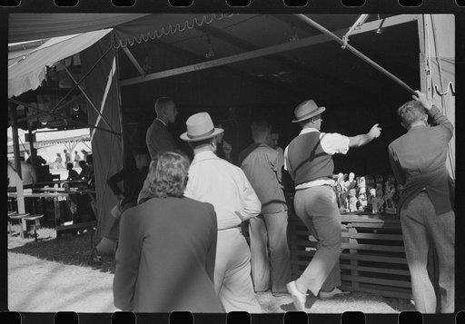 Untitled photo, possibly related to: "Pitch till you win" at the Rutland Fair, Rutland, Vermont