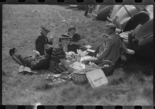 Picnic lunch at the Rutland Fair, Rutland, Vermont