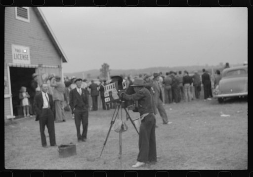 Untitled photo, possibly related to: Tintype photographer at the Champlain Valley Exposition, Essex Junction, Vermont