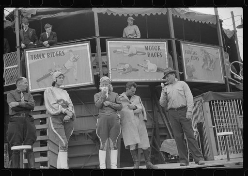 Untitled photo, possibly related to: "Daredevil" drivers at the Champlain Valley Exposition, Essex Junction, Vermont