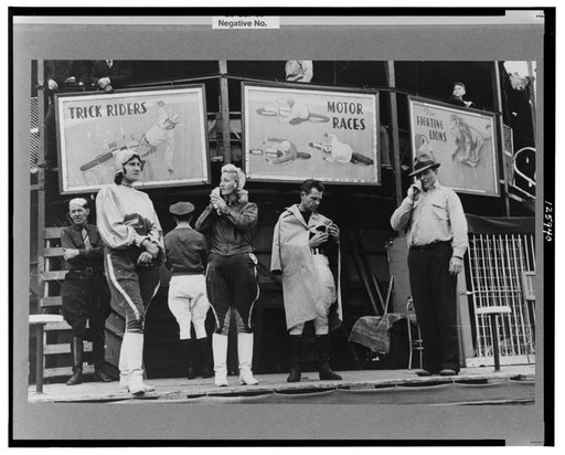 "Daredevil" drivers at the Champlain Valley Exposition, Essex Junction, Vermont