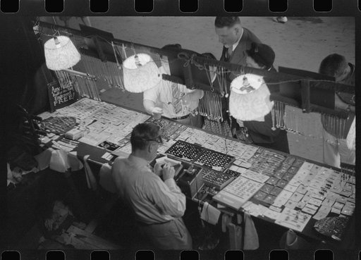 At the jewelry booth at the Champlain Valley Exposition, Essex Junction, Vermont