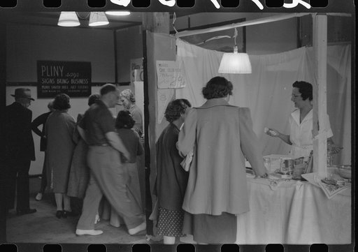 Untitled photo, possibly related to: Demonstrating kitchen gadgets at the Champlain Valley Exposition, Essex Junction, Vermont