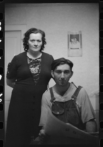 Untitled photo, possibly related to: Mr. and Mrs. William Gaynor, FSA (Farm Security Administration) dairy farmers, near Fairfield, Vermont