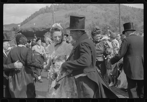 Untitled photo, possibly related to: Old fashioned dances at the "World's Fair" in Tunbridge, Vermont