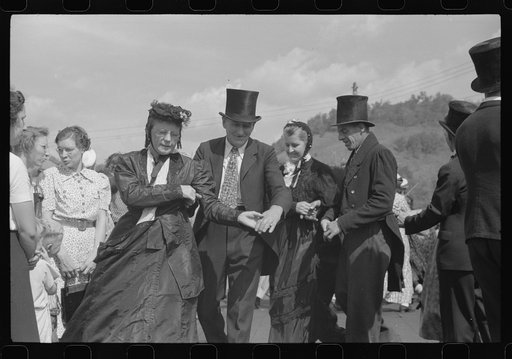 Old fashioned dances at the "World's Fair" in Tunbridge, Vermont