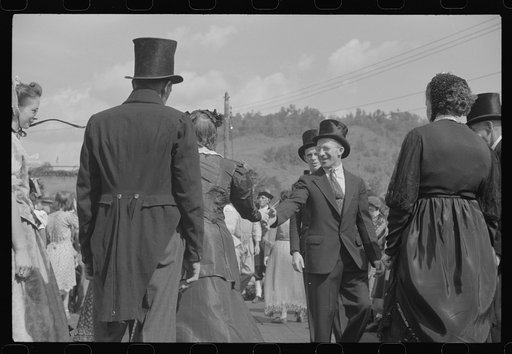 Old fashioned dances at the "World's Fair" in Tunbridge, Vermont