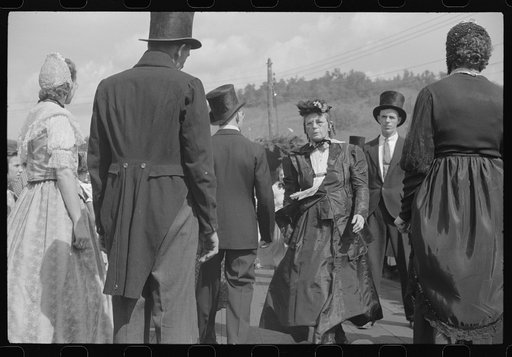Untitled photo, possibly related to: Old fashioned dances at the "World's Fair" in Tunbridge, Vermont