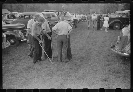 Untitled photo, possibly related to: Merrymakers at the "World Fair" in Turnbridge, Vermont
