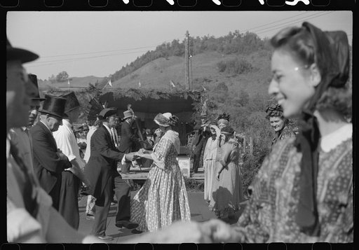 Untitled photo, possibly related to: Old fashioned dances at the "World's Fair" in Tunbridge, Vermont