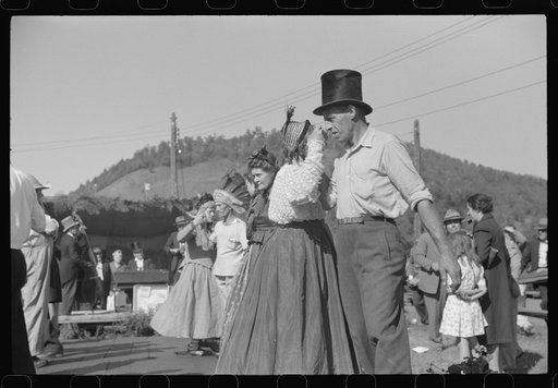 Untitled photo, possibly related to: Old fashioned dances at the "World's Fair" in Tunbridge, Vermont