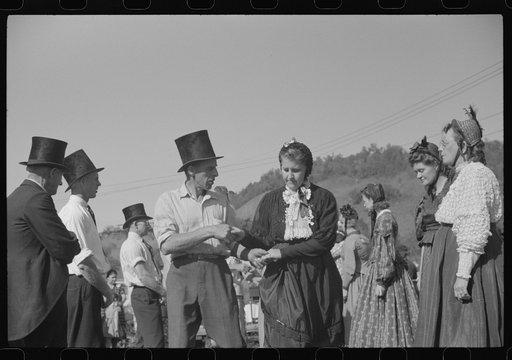 Untitled photo, possibly related to: Old fashioned dances at the "World's Fair" in Tunbridge, Vermont