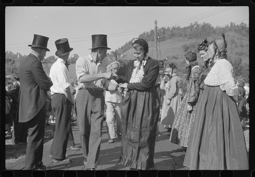 Untitled photo, possibly related to: Old fashioned dances at the "World's Fair" in Tunbridge, Vermont