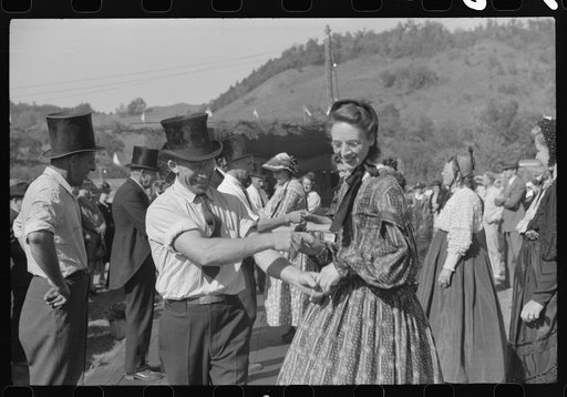 Untitled photo, possibly related to: Old fashioned dances at the "World's Fair" in Tunbridge, Vermont