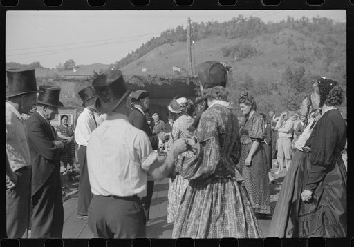 Untitled photo, possibly related to: Old fashioned dances at the "World's Fair" in Tunbridge, Vermont
