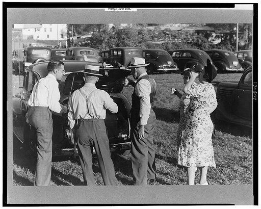 Having a beer at the "World's Fair" in Tunbridge, Vermont